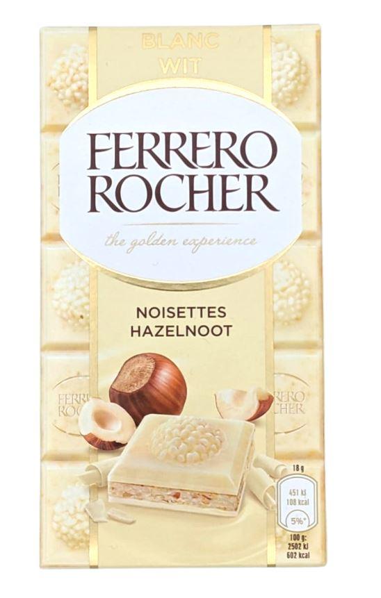 Ferrero Rocher Tafel Weiss 90g 2,95€
