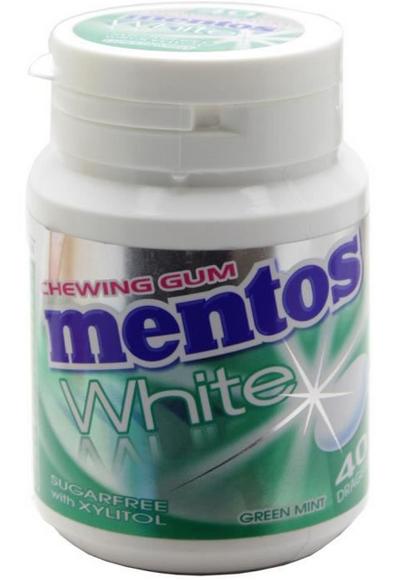 Mentos Gum Btle White Green-mint 60g 4,50€