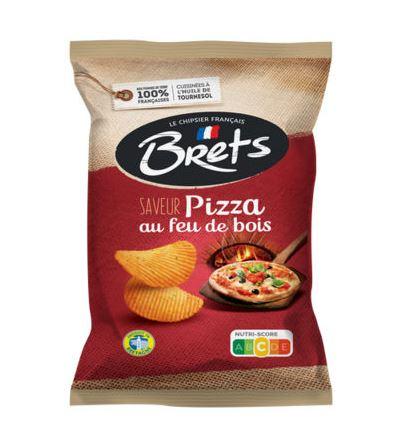 Brets Chips Saveur Pizza De Feu De Bois 125g 2,70€