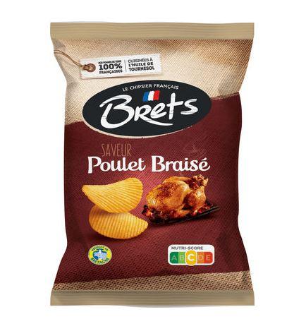 Brets Chips Saveur Poulet Braise 125g 2,70€