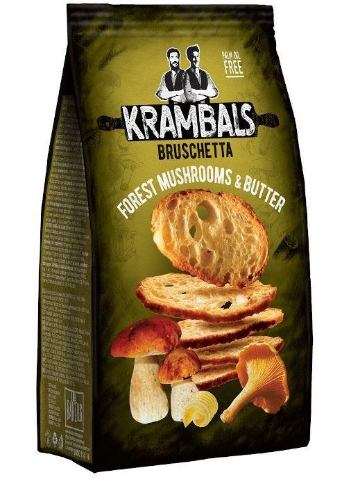 Krambals Bruschetta Forest Mushrooms & Butter 70g 1,00€