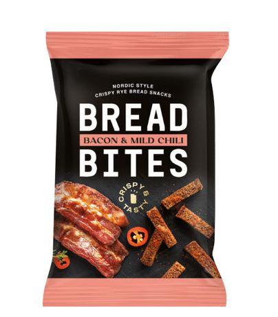 Bread Bites Bacon And Mild Chili Bread 80g 1,50€