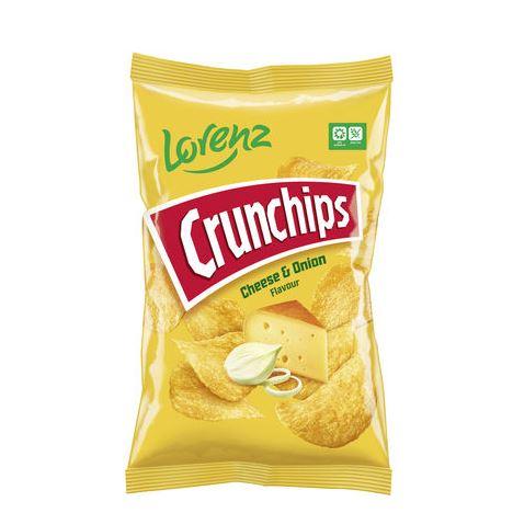 Lorrenz Crunchips Cheese & Onion 130g 2,50€