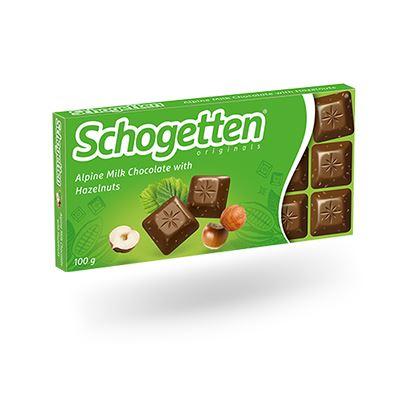 Schogetten Alpenvollmilch Nuss 100g 2,20€