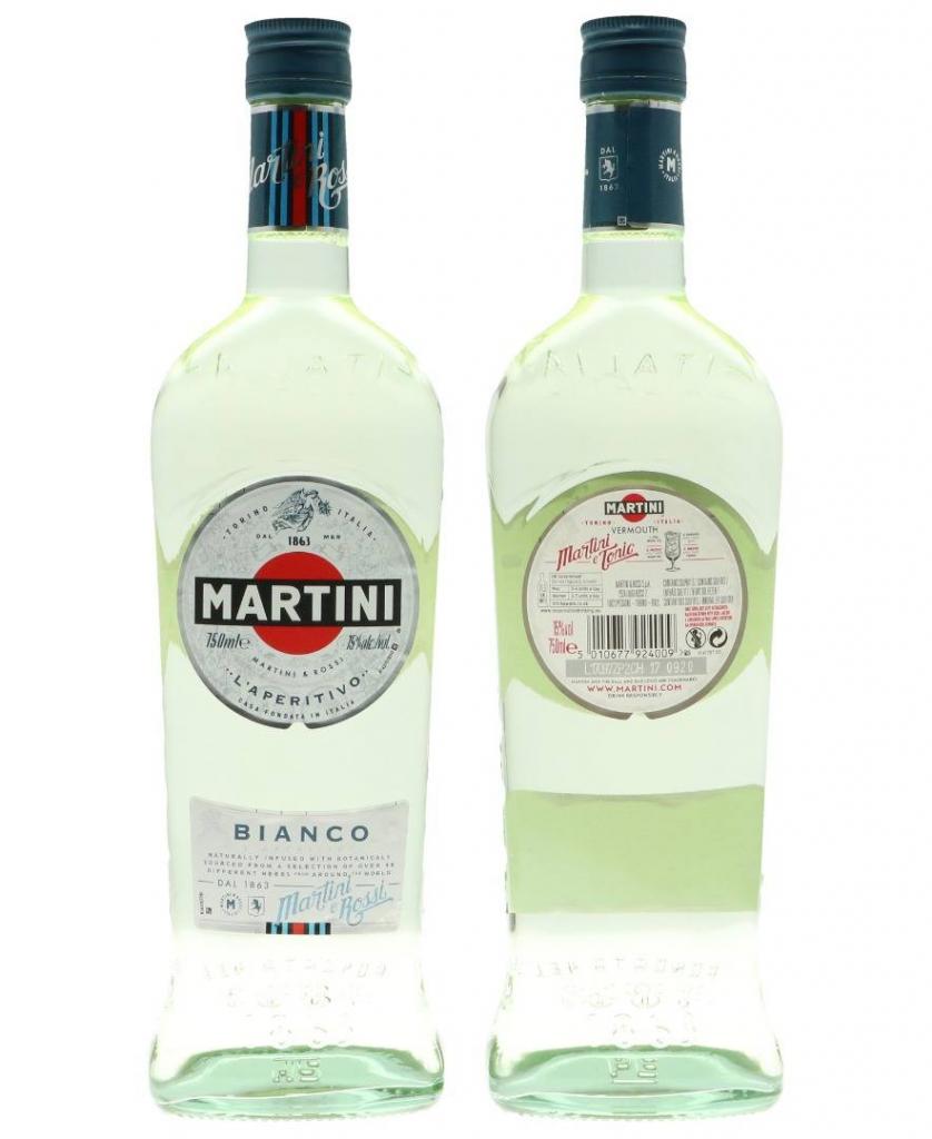 Martini Bianco 75cl 15° 6,95€