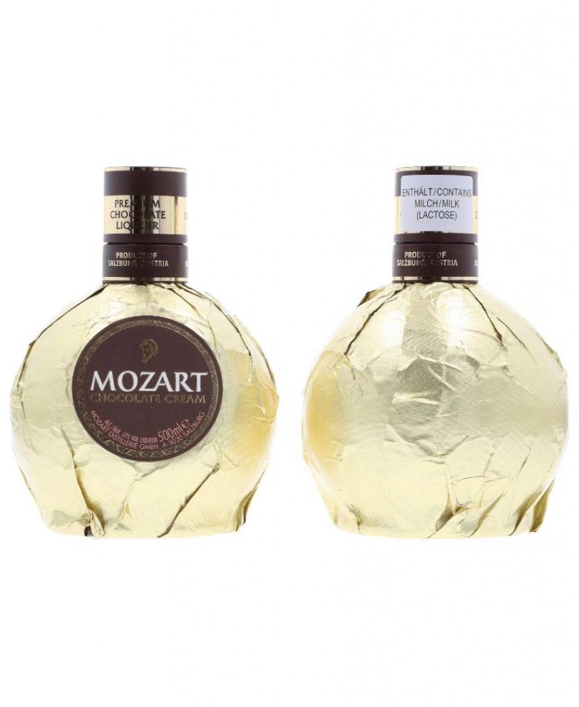 Mozart Chocolat Lait 50cl 17° 12,75€