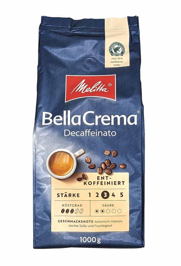 Melitta Bella Crema Decaffeinato 1000g 9,80€