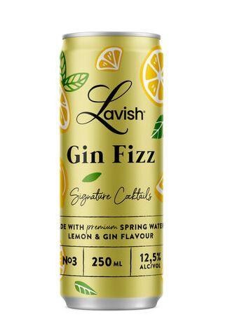 Lavish Gin Fizz Premix 25cl 12.5 % vol 3,50€