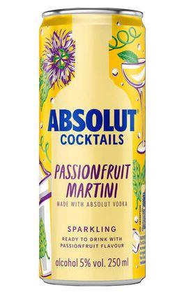 Absolut Passionfuit Martini 25cl 5 % vol 4,50€