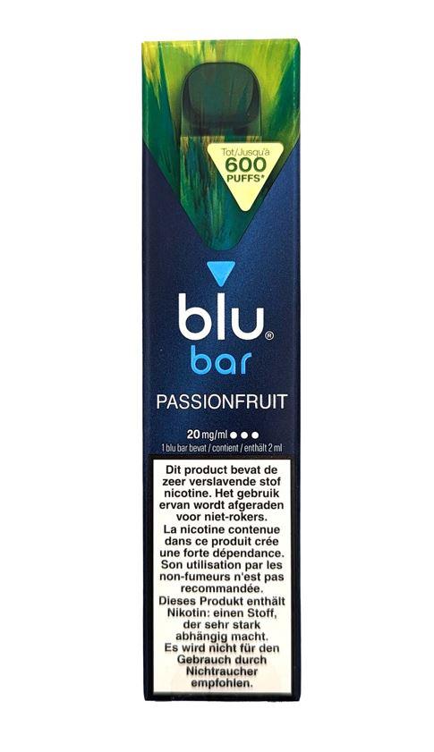 Blu Bar Passionfruit 20mg 8,50€