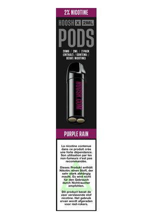 Hoosh X Pods Purple Rain X2(2ml) 2% 9,80€