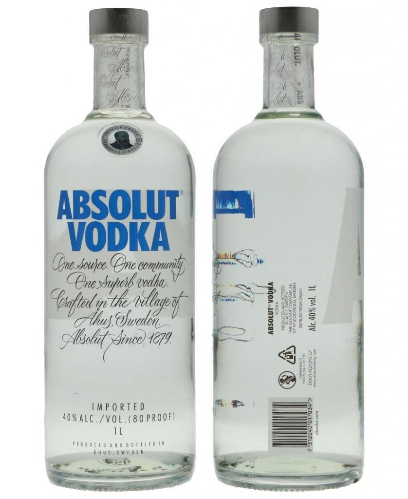 Absolut 100cl 40 % vol 17,95€