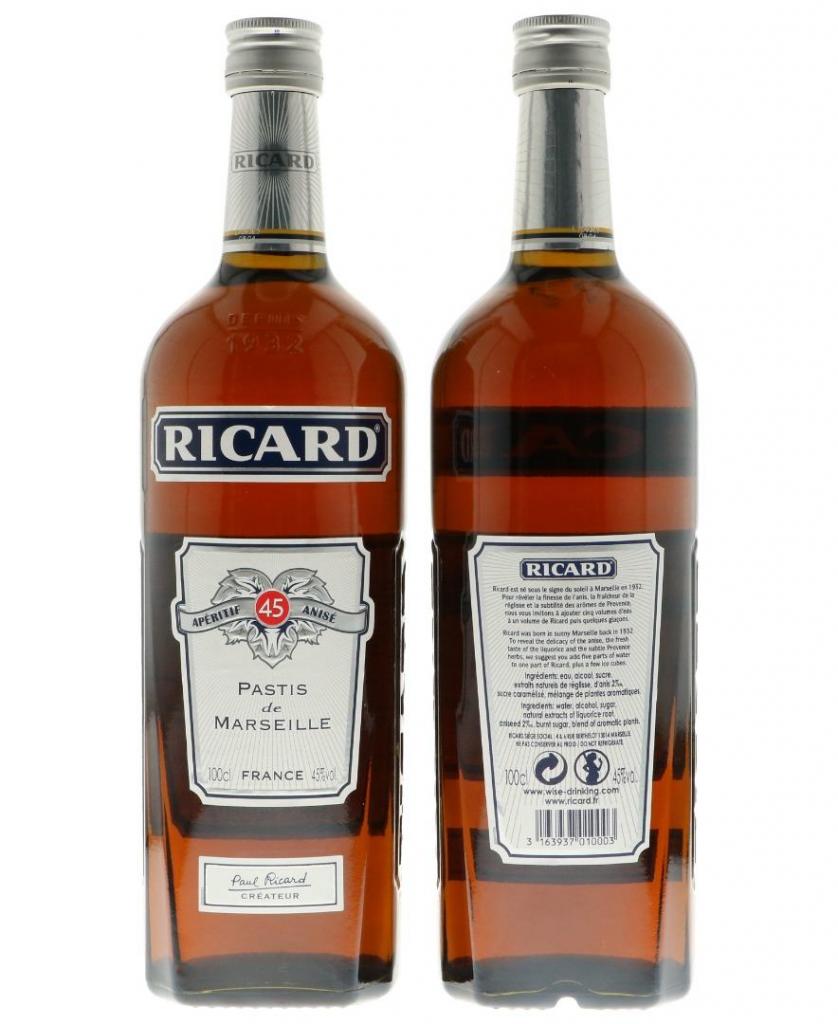 Ricard 100cl 45 % vol 15,95€