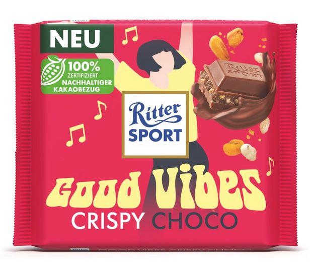 Rittersport Good Vibes Crispy Choco 100g 2,10€
