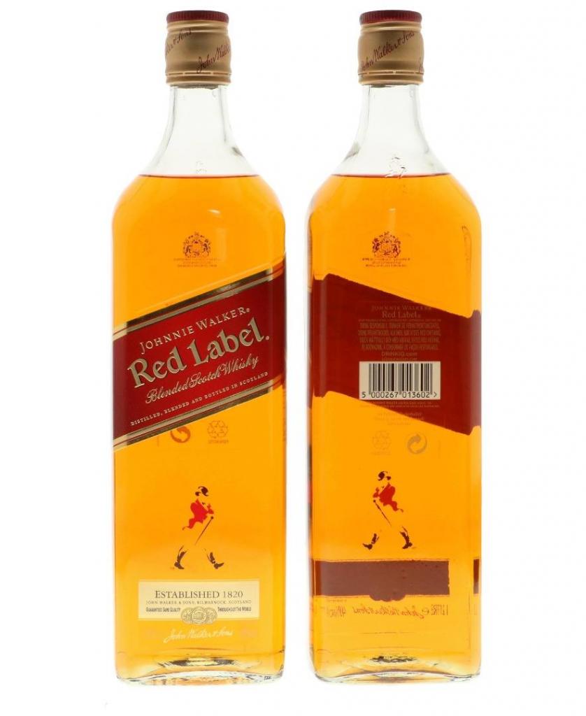 Johnnie Walker Red 100cl 40 % vol 16,45€