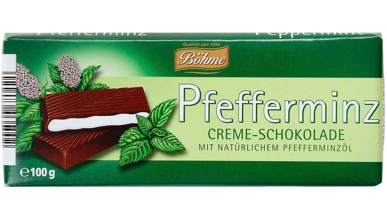 Böhme Pfefferminz Creme Schokolade 100g 2,00€