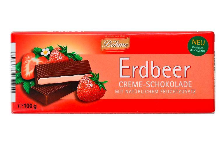 Böhme Erdbeer Creme Schokolade 100g 2,00€