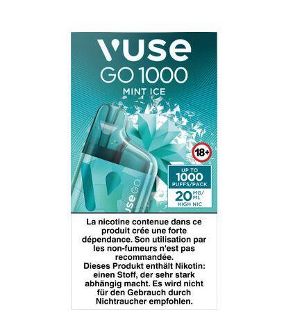 Vuse Go 1000 Box Mint Ice 20mg 9,00€