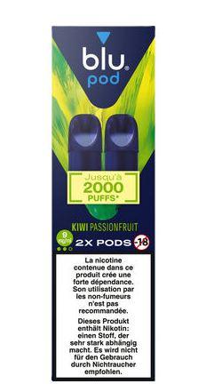 Blu Bar Pods Kiwipassion 9mg 2pods/2ml 8,50€