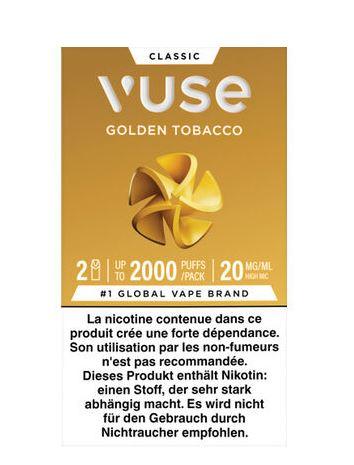 Vuse Intense Golden Tobacco 20mg 2 Pods 8,50€