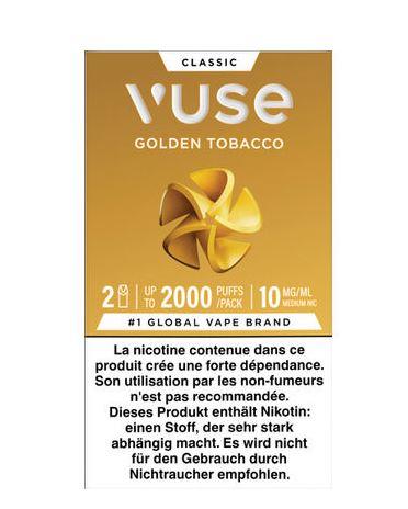 Vuse Intense Golden Tobacco 10mg 2 Pods 8,50€