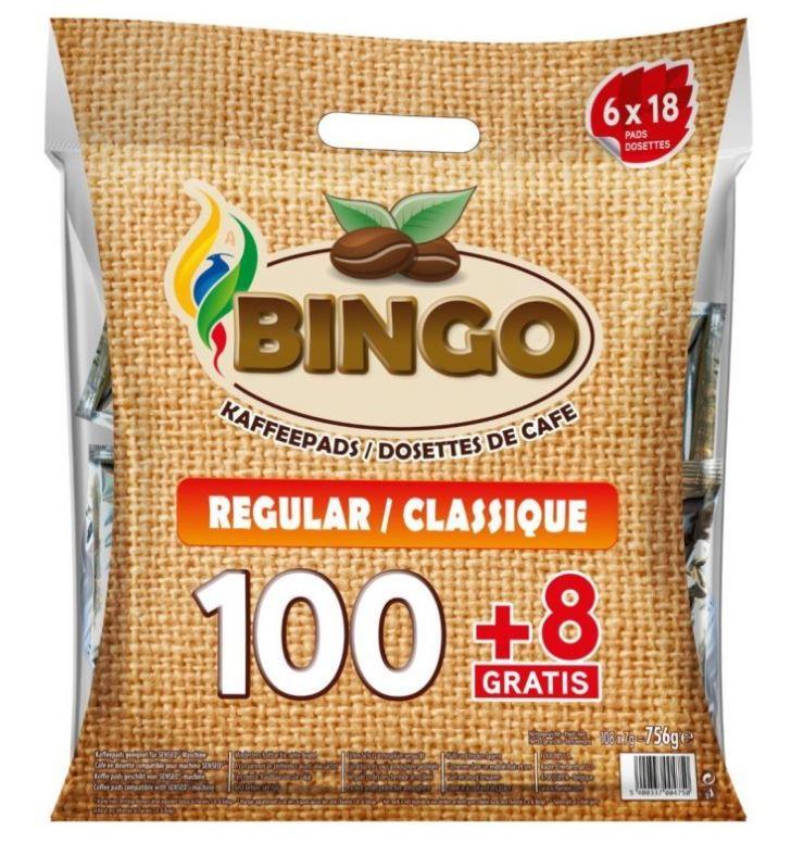 Bingo Cafe Regular 100+8p 756g 5,99€