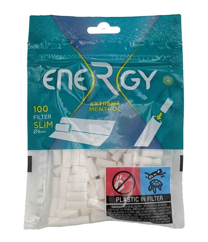 Energy Filter Tips Extreme Menthol 100 1,45€