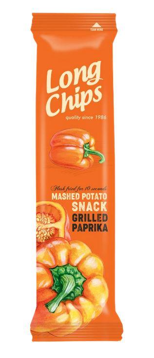 Long Chips Grilled Paprika 75g 1,40€