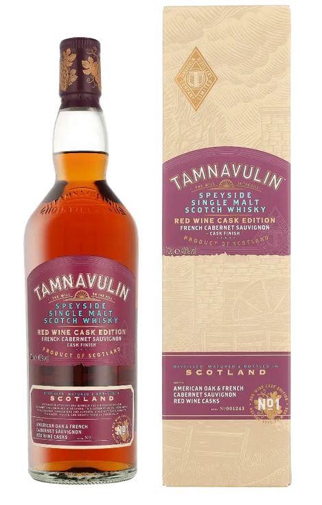 Tamnavulin Red Wine Finish Cabernet Sauvignon + Gb 70cl 40 % vol 23,95€