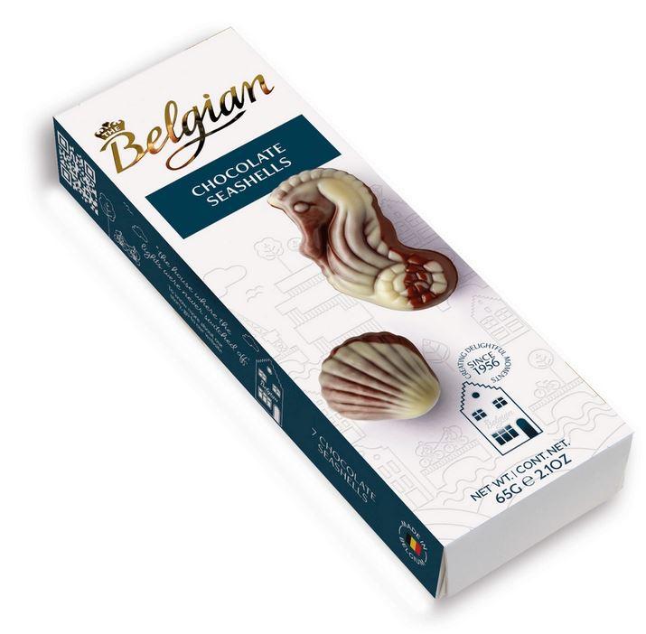 The Belgian Chocolat Seashells 65g 2,95€
