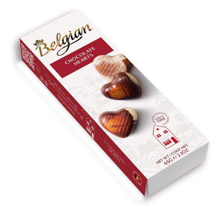 The Belgian Chocolat Hearts 65g 2,95€