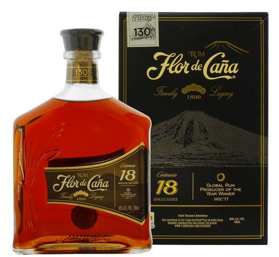 Flor De Cana 18 Years + Gb 70cl 40 % vol 43,50€