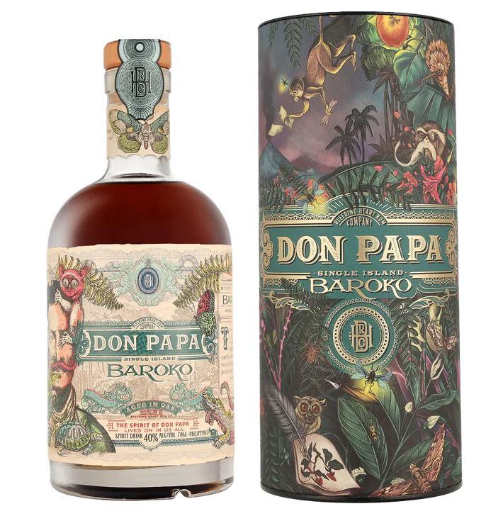 Don Papa Baroko Eter. Spring Sugarlandia Canister 70cl 40 % vol 37,95€