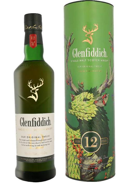Glenfiddich 12 Years Limited Festive Design + Gb 70cl 40 % vol 37,95€