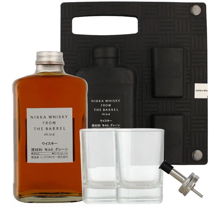 Nikka From The Barrel Pourer + 2 Glasses 50cl 51.4 % vol 46,95€