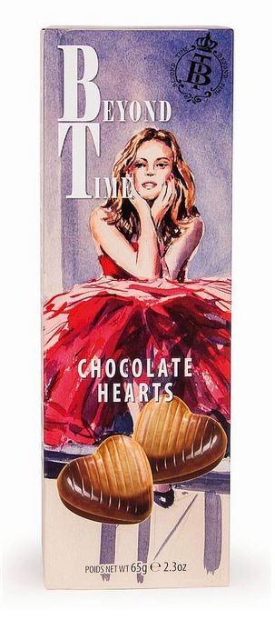 Beyond Time Belgian Chocolat Hearts 65g 2,95€