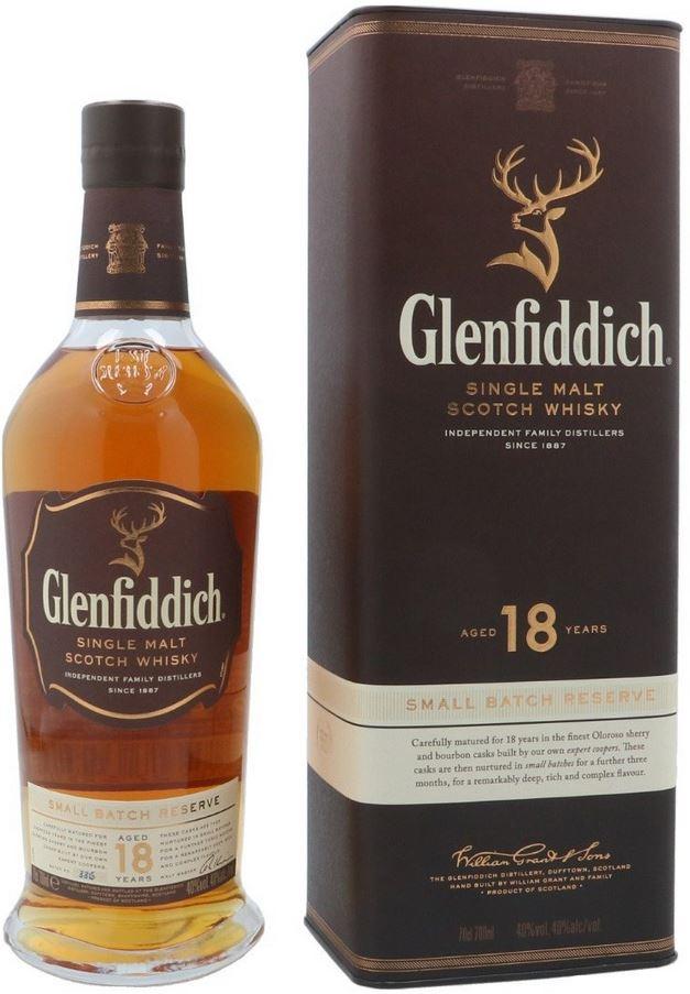 Glenfiddich 18y 70cl 40 % vol 85,70€