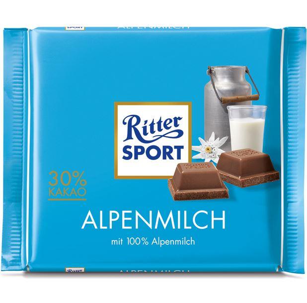 Rittersport Alpenmilch 100g 2,00€