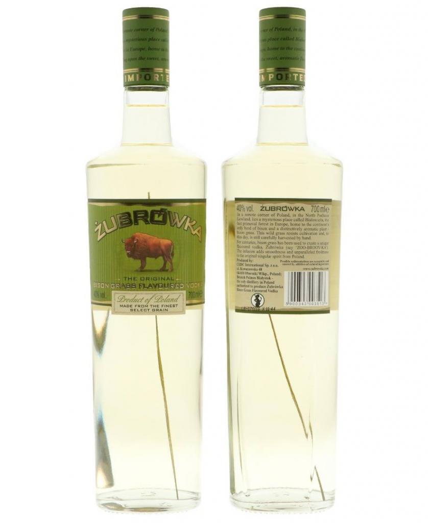 Zubrowka Bison Grass 70cl 37.5 % vol 10,95€