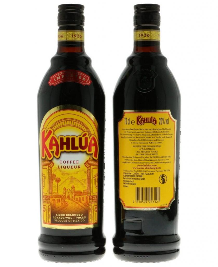 Kahlua 70cl 20 % vol 15,95€