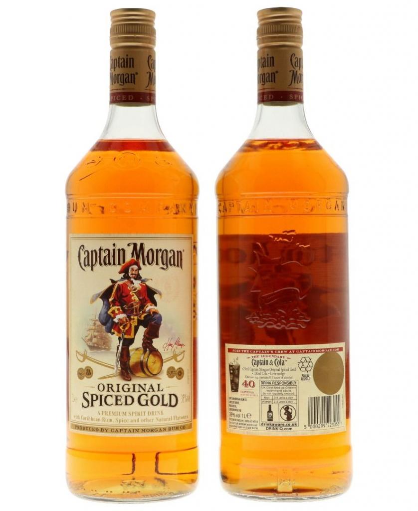 Captain Morgan Spiced Gold 100cl 35 % vol 15,90€