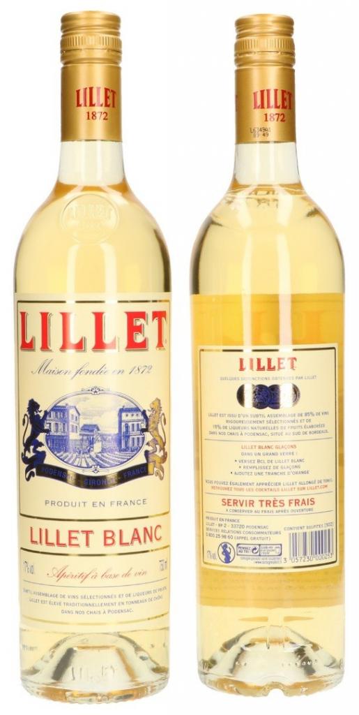 Lillet Blanc 75cl 17 % vol 8,99€