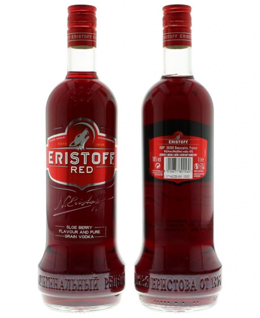 Eristoff Red 100cl 18° 15,25€